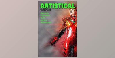 Graphicriver – Artistical Photoshop Action 22119495 (ATN)