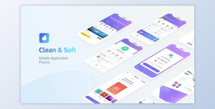 Clean App Promo (Videohive 33630649) - AE Project