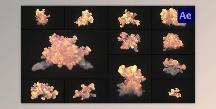 VFX Fire Elements for After Effects (Videohive 50717419) - AE Project