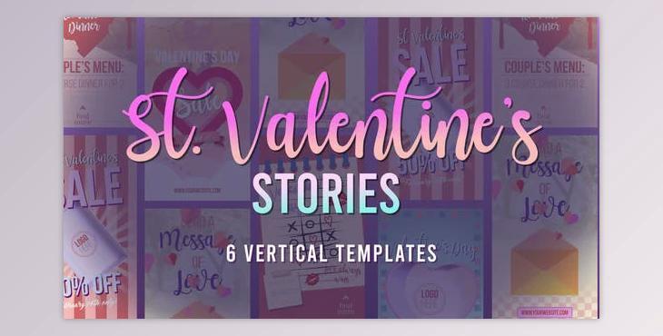 St Valentine’s Stories (Videohive 50570689) - AE Project