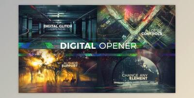 Digital Opener (Videohive 21316860) - AE Project