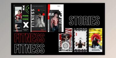 Creative target fitness stories (Videohive 31221103) - AE Project
