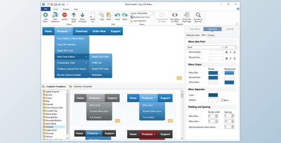 Blumentals Easy CSS Menu v5.5.0.39 Multilingual + Keygen