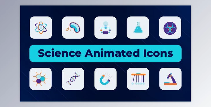 Science Animated Icons (Videohive 51859217) - AE Project