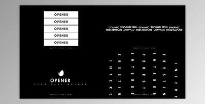 Typo Text Opener (Videohive 50871661) - AE Project