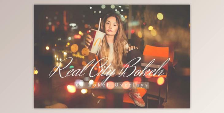 80 Real City Bokeh Lights