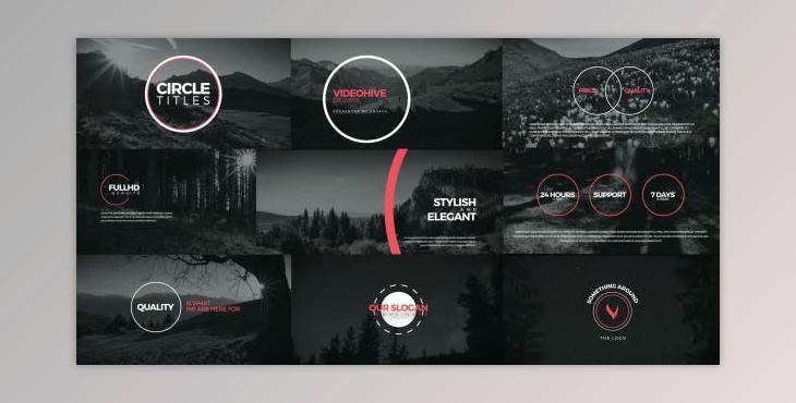 Circle Titles (Videohive 16876497) - AE Project (Titles, Abstract)