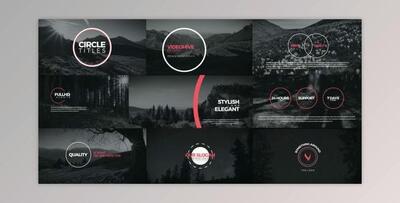Circle Titles (Videohive 16876497) - AE Project (Titles, Abstract)
