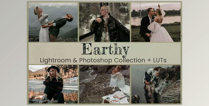 Earthy Lightroom Photoshop LUTs CreativeMarket - 6829795