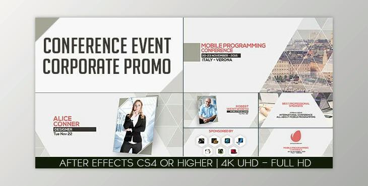 Conference Event Corporate Promo (Videohive 16919583) - AE Project