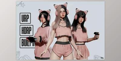 Unity Assets - Gamer Girl v1.0