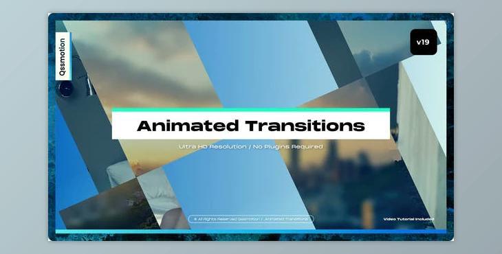 Animated Transitions (Videohive 36064958) - AE Project