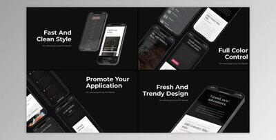 Black App Promo (Videohive 33687134) - AE Project