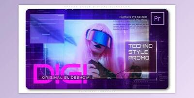 Techno Style Digital Slideshow (Videohive 33119940)