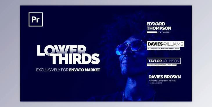 Modern Lower Thirds (Videohive 33492306)