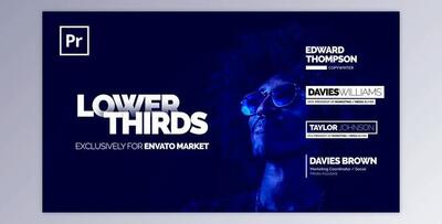 Modern Lower Thirds (Videohive 33492306)