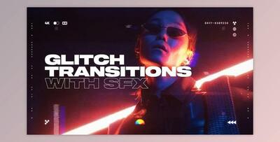 Glitch Transitions (Videohive 32520300) - AE Project