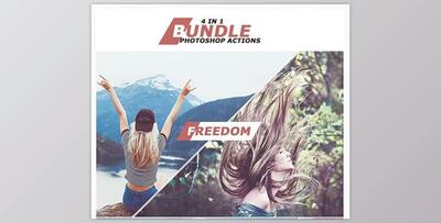 4 IN 1 Photoshop Actions September Bundle GraphicRiver-28620663
