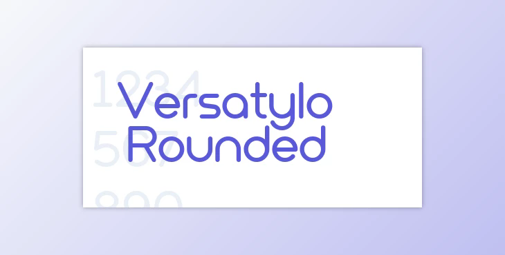 Versatylo Rounded Display Font - MyFonts