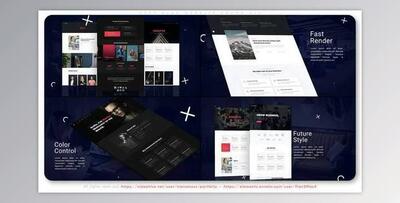 Deep Blue Website Promo Z13 (Videohive 32695482) - AE Project