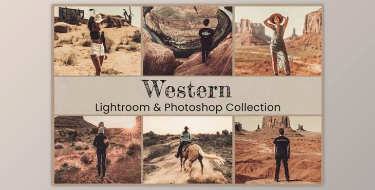 Western Lightroom Photoshop LUTs By EpicoMedia (Mob, Desk)