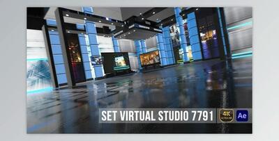 Set Virtual Studio 7791 (Videohive 38444143) - AE Project