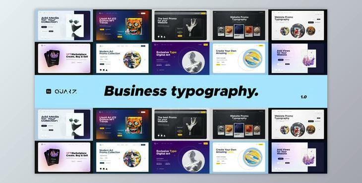Website Promo Typography (Videohive 51026830) - AE Project