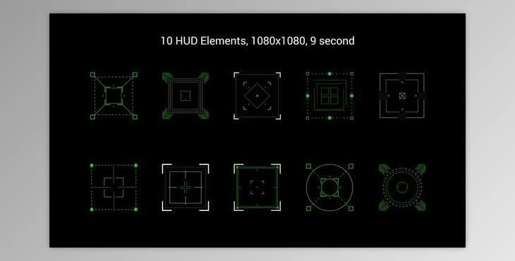 Download VideoHive HUD Elements Pack 35238003