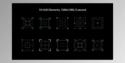 Download VideoHive HUD Elements Pack 35238003