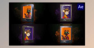 NFT 3d Card for After Effects (Videohive 38781066) - AE Project