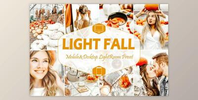 10 Light Fall Mobile & Desktop Lightroom Presets